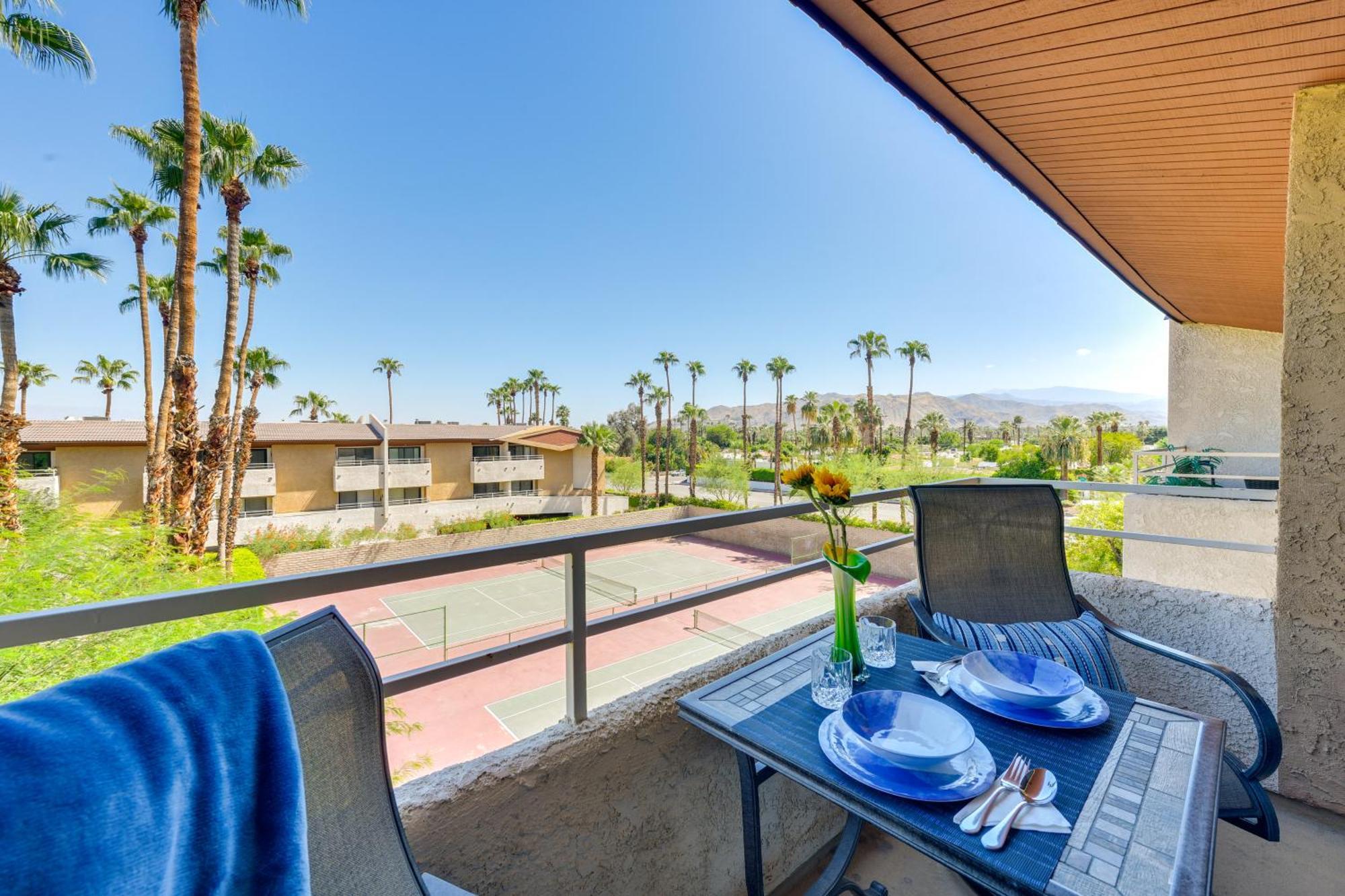 Central Palm Springs Resort Condo With 2 Balconies Exterior foto